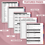 Load image into Gallery viewer, 2026 Appointment Book & Planner 8.5 x 11 inch Large Maroon Tabbed Daily Hourly Weekly Planner Schedule Book 15 Minute time Slots Business & Personal Planner Jan 2026 Dec 2026