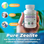 Load image into Gallery viewer, Zeolite Detox Capsules 120 Zeolite Capsules 1 2 µm Clinoptilolite Zeolite Detox 2 Months Supply Zeolite Clinoptilolite Capsules Zeolite Sorbolit Detox Zeolite Pills