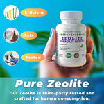 Load image into Gallery viewer, Zeolite Detox Capsules 120 Zeolite Capsules 1 2 µm Clinoptilolite Zeolite Detox 2 Months Supply Zeolite Clinoptilolite Capsules Zeolite Sorbolit Detox Zeolite Pills