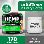 Load image into Gallery viewer, Hemp Calming Chews for Dogs 170 Count Anxiety Relief Beef Flavor