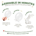 Load image into Gallery viewer, Balloon Garland Arch Kit 146 Pcs Sage Green Balloons for Baby Shower Birthday Gender Reveal Wedding Party DIY Kit