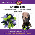 Load image into Gallery viewer, Interactive Snuffle Ball & Treat-Dispenser Toy for Dogs Teething Relief Blue