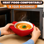 Load image into Gallery viewer, 6 Pcs Soup Bowl Holders for Hot Food Heat Resistant Fabric Soup Cozy Bowl Warmer Holder for Kitchen Fits Standard Dishes up to 6.5 & Plates 7.1 – Washable & Reusable Safe Handling & Trivet Use