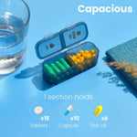 Load image into Gallery viewer, Weekly Medicine Organizer Pill Box Am Pm Pill Case 7 Day Pill Holder 2 Times A

