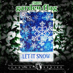 Load image into Gallery viewer, G128 Garden Flag Let It Snow Snowflakes  12x18 Inch  Printed Blockout Polyester  Christmas Decoration