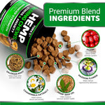 Load image into Gallery viewer, 2 Pack Hemp Calming Chews for Dogs Advanced Dog Calming Treats Dog Calming
