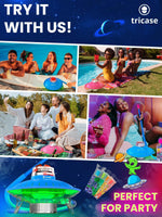 Load image into Gallery viewer, Premium Portable Blue Hookah Set Blue Hookah Set UFO With Everything
