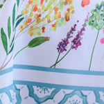 Load image into Gallery viewer, Floral Color Rectangle Tablecloth 60x84 inch Non Iron Stain Resistant Polyester
