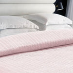 Load image into Gallery viewer, King Size Blankets for Bed 100% Cotton Soft Breathable 410Gsm 108x90 Inches Pink
