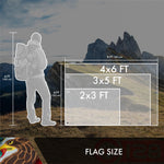 Load image into Gallery viewer, Mexico Mexican Flag 3x5 Ft 10Pack Doublesided Embroidered Polyester By G128