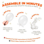 Load image into Gallery viewer, Balloon Garland Arch Kit 146 Pcs Orange Balloons for Baby Shower Birthday Gender Reveal Wedding Party DIY Kit
