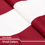 Load image into Gallery viewer, G128 5 Pack: Latvia Latvian Flag  3x5 Ft  LiteWeave Pro Series Printed 150D Polyester  Country Flag, Indoor/Outdoor, Vibrant Colors, Brass Grommets, Thicker and More Durable Than 100D 75D Polyester