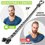Load image into Gallery viewer, Eyeglasses String Holder Strap 5 Cords 29 inch Eyeglass Chain for Men Women Glasses Lanyard Holders Around Neck Sports Orange White