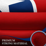 Load image into Gallery viewer, G128 5 Pack: Tennessee TN State Flag  3x5 Ft  StormFlyer Series Embroidered 220GSM Spun Polyester  Embroidered Design, Indoor/Outdoor, Brass Grommets, Heavy Duty, All Weather