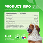 Load image into Gallery viewer, Grass Spot Chews for Dogs Probiotic Multivitamins Enzymes Vitality &amp; UTI &amp; Digective Support Urine Neutralizer for Lawn