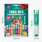 Load image into Gallery viewer, Creamy Lickable Cat Treats Wet Squeeze Tubes 20 Sticks Tuna Mix Liquid Cat Snacks Urinary Care Multivitamin Treats for Cats &amp; Small Dogs Lick Up