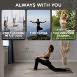 Load image into Gallery viewer, 1.5mm Foldable Fitness Exercise Mat with Bag 72x24 inch 2.6 lbs Lightweight Compact Eco Friendly Non Slip &amp; Washable For All Types of Yoga