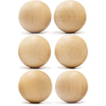 Load image into Gallery viewer, 6 Pieces Wooden Balls for Crafts 35 mm Diameter Mini Round Wooden Balls for DIY
