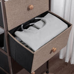 Load image into Gallery viewer, 115L X Large Laundry Basket with Handle Light Gray Tall Collapsible Fabric Hamper College Dorm Bathroom Essential Portable Washing Bin Dirty Clothes Storage Large Basket Bin