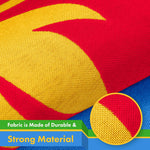 Load image into Gallery viewer, G128 3 Pack: Eritrea (Eritrean) Flag  3x5 feet  Printed 150D Indoor/Outdoor, Vibrant Colors, Brass Grommets, Quality Polyester, Much Thicker More Durable Than 100D 75D Polyester