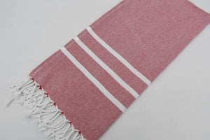 Turkish Hand Towels 100% Cotton 18 x 40 inches Decorative Kitchen and Bathroom Hand Towels Set of 2