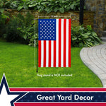 Load image into Gallery viewer, American USA Flag Garden Flag 12x18 Inch Printed 150D Polyester Rustic Holiday