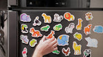 Load image into Gallery viewer, 27 Fridge Magnets for Toddlers 13 years  Zoo Animals Foam Magnets for Kids
