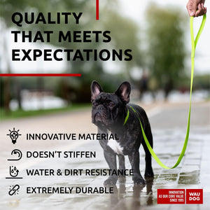 Waterproof Dog Leash 4 Ft 6 Ft Anti Slip Dog Leash for Large Dogs Small and Medium Dogs Heavy Duty Dog Leash with Water and Dirt Resistant Long Or Short Dog Leashes for Boy & Girl Dogs