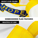 Load image into Gallery viewer, G128  6 Feet Tangle Free Spinning Flagpole (Black) Rhode Island Flag Brass Grommets Embroidered 3x5 ft (Flag Included) Aluminum Flag Pole
