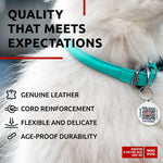 Load image into Gallery viewer, Ultra Soft Rolled Leather Dog Collar for Small Dogs Mint 8  10 inch Neck Soft
