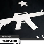 Load image into Gallery viewer, Come and Take It Rifle Black Flag 3x5 Ft 10Pack Printed 150D Polyester By G128