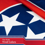 Load image into Gallery viewer, Tennessee TN State Flag 3x5 Ft 5Pack 150D Printed Polyester By G128