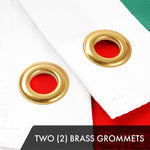 Load image into Gallery viewer, G128 Combo Pack: American USA Flag 1x1.5 Ft &amp; Mexico Mexican Flag 1x1.5 Ft  Both ToughWeave Series Embroidered 300D Polyester, Embroidered Design, Indoor/Outdoor, Brass Grommets