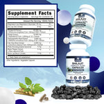 Load image into Gallery viewer, Pure Himalayan Shilajit for Men   Boost Stamina &amp; Athleticism Support Metabolism &amp; Energy  10000mg Shilajit Ashwagandha Supplements   Irish Sea Moss Tongkat Ali PQQ &amp; More   60 Shilajit Capsules