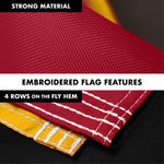 Load image into Gallery viewer, G128 Combo Pack: 5 Ft Tangle Free Aluminum Spinning Flagpole (Black) &amp; Maryland MD State Flag 2.5x4 Ft, ToughWeave Series Embroidered 300D Polyester  Pole with Flag Included