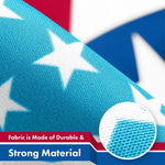 Load image into Gallery viewer, G128 2 Pack: Missouri MO State Flag  3x5 Ft  Printed 150D Polyester  Indoor/Outdoor, Vibrant Colors, Brass Grommets, Quality Polyester, Much Thicker More Durable Than 100D 75D Polyester