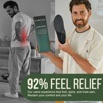 Load image into Gallery viewer, High Arch Support Inserts for Men 10 Women 11 Size Heavy Duty Insoles for Flat Feet Orthotics for Plantar Fasciitis Work Boots Standing All Day &amp; Heel Pain Relief M