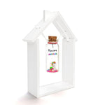 Load image into Gallery viewer, Tiny Magical Message in a Bottle Gift Idea Classy Inspirational Gifts for Him and Her Unique Presents for Women and Men (Rainbow Unicorn You Are Magical in Wooden Frame)
