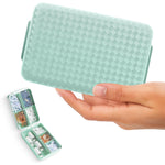 Load image into Gallery viewer, Travel Pill Organizer Box Moisture Proof Case Magnetic Closure Large 8 Compartment Holder for Pills Vitamins and Supplements Secure Medicine Organizer for Traveling and Home for Daily Use