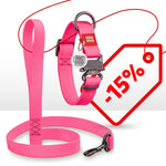 Load image into Gallery viewer, Pink Waterproof Dog Collar Adjustable for Small and Medium Dogs 1016 inch Neck
