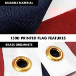 Load image into Gallery viewer, G128 Combo Pack: 6 Feet Tangle Free Spinning Flagpole (Silver) Thailand Thai Flag 3x5 ft Printed 150D Brass Grommets (Flag Included) Aluminum Flag Pole