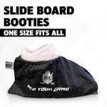Load image into Gallery viewer, Slide Board Booties for Smooth Gliding (Reusable Washable)   Compatible with All Fitness Hockey Slide Boards   Slip Over Shoe Design   One Size Fits All
