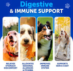 Load image into Gallery viewer, Probiotics for Dogs 70 Chews Duck Flavor Gut Health &amp; Prebiotics