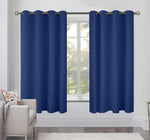 Load image into Gallery viewer, Blackout Curtains for Bedroom Pack of 2 Navy Blue 52x63 inch Blind Off