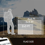 Load image into Gallery viewer, G128 2Pack: Come and Take It Flag 4x6 FT Double Sided Embroidered 210D Heavy Duty Polyester  Indoor/Outdoor, Vibrant Colors, Brass Grommets, 3ply