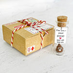 Load image into Gallery viewer, Cute Girlfriend and Boyfriend Gifts Personalized Anniversary Present for Her Him Custom Birthday Gift Idea for Women Men (Brown Poop I've Seen Your Poop and I Still Love You in Craft Gift Box)