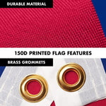 Load image into Gallery viewer, G128 Combo Pack: 6 Ft Tangle Free Spinning Flagpole (Black) &amp; Czech Republic Flag 3x5 Ft Printed 150D Polyester, Brass Grommets (Flag Included) Aluminum Flag Pole