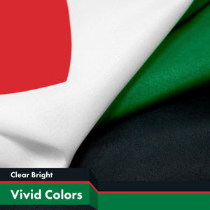 Palestine Palestinian Flag 3x5 Ft 3Pack 150D Printed Polyester By G128