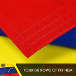 Load image into Gallery viewer, G128 Venezuela 7 Stars Venezuelan Flag  3x5 Ft  Double ToughWeave Series Double Sided Embroidered 210D Poly  Country Flag, Embroidered Design, Indoor/Outdoor, Brass Grommets, Heavy Duty, 2ply