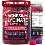 Load image into Gallery viewer, Magnesium Glycinate Gummies for Adults Chewable 400mg 60 Days Supply with